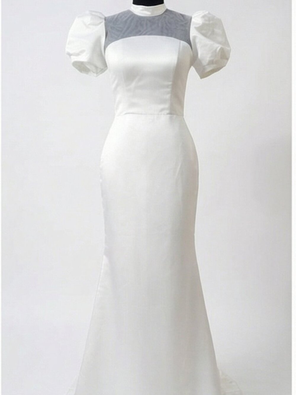 Luxury Bridal Grace Kelly Style Elegant Classy Wedding Couture Runway Dress Gown